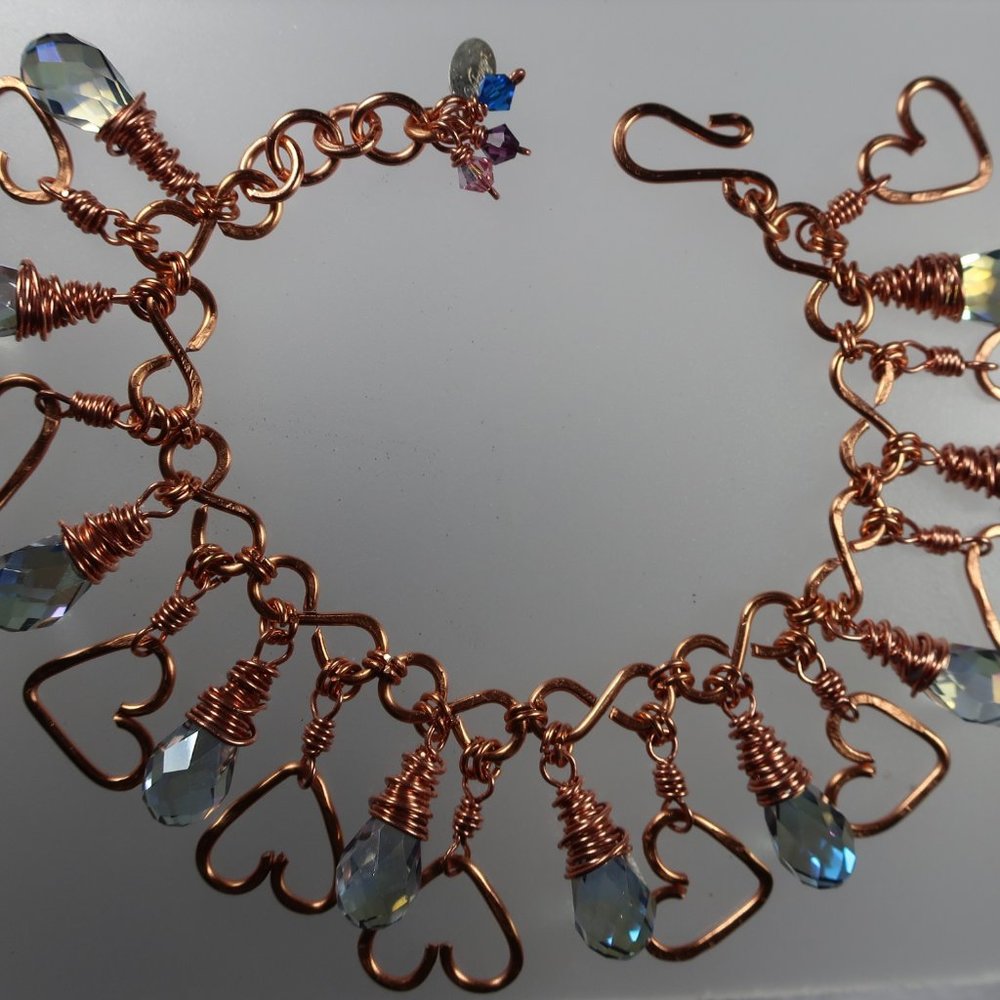 Midnight Hearts Charm Bracelet, Vekasy's